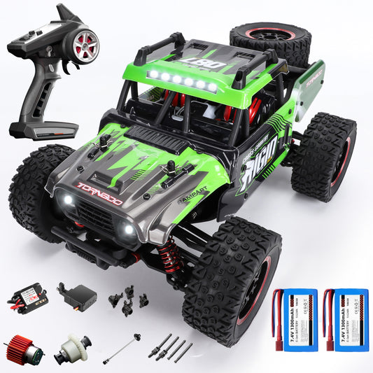 FAGINEY All Terrain Fast RC Cars 1:14 for Adults Kids 40MPH High Speed RC Trucks 4WD 2 Batteries 40 Mins Play Remote Control Car