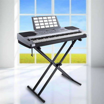 Portable Keyboard Stand Double Braced X-Style Adjustable Electric Organ Holder