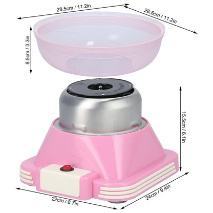 FAGINEY Cotton Floss Candy Maker NonPreheating Electric Hard Candy Home Made Candy Fairy Floss Machine for Kids Baby Girls Boys Birthday Party