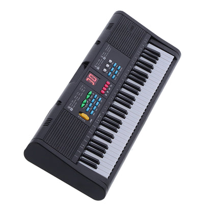 61 Keys Keyboard Piano, Electric Piano with Microphone Built-In Speaker 6 Demo Songs Gift Musical Instrument for Beginners, Teens, Adult (Black)