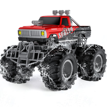 RC Cars for Water Land 1:16 Amphibious Remote Control Cars for Boys Girls 4-7, Waterproof Monster Truck All Terrain Off-Road Pool Toys Remote Control Boat Gifts for Kids Age 5 6 7 8 9 10