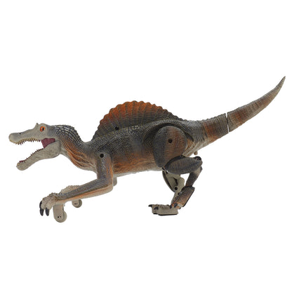 Remote Control Dinosaur Toys for Boys RC Jurassic Velociraptor Toys, Light Chasing Dinosaur Toys with Water Mist Spray & LED Light Roaring Walking RC Dinosaur Robot Toys Model for Kids Girls Gifts Gra