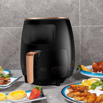 6.5 Quart Air Fryer, Electric Hot Oven Oilless Multifunctional Cooker Air Fryer Oven With Smart Coloful Screen For Home Cooking