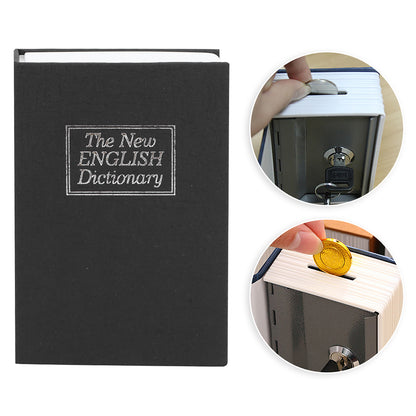 Book Safe Box, Dictionary Diversion Safe Secret Hidden Box for Home Office