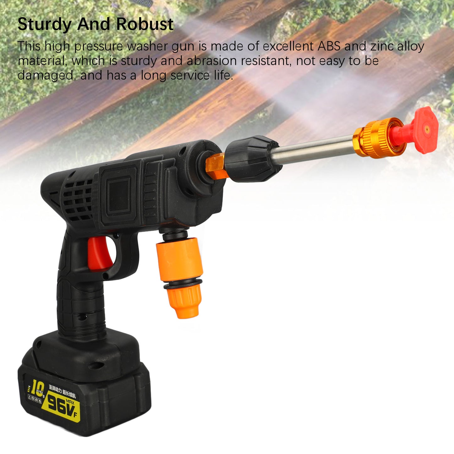 Cordless High Pressure Washer Multifunctional Portable High Power Washer Gun