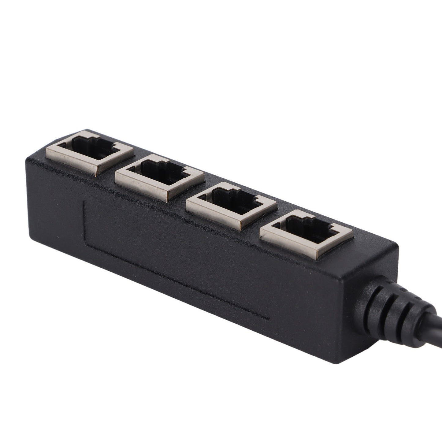 Zerone Ethernet Adapter,1 to 4 Port Cable Adapter,RJ45 Splitter Adapter 1 to 4 Port Transmission Excellent Connection Network Cable Adapter