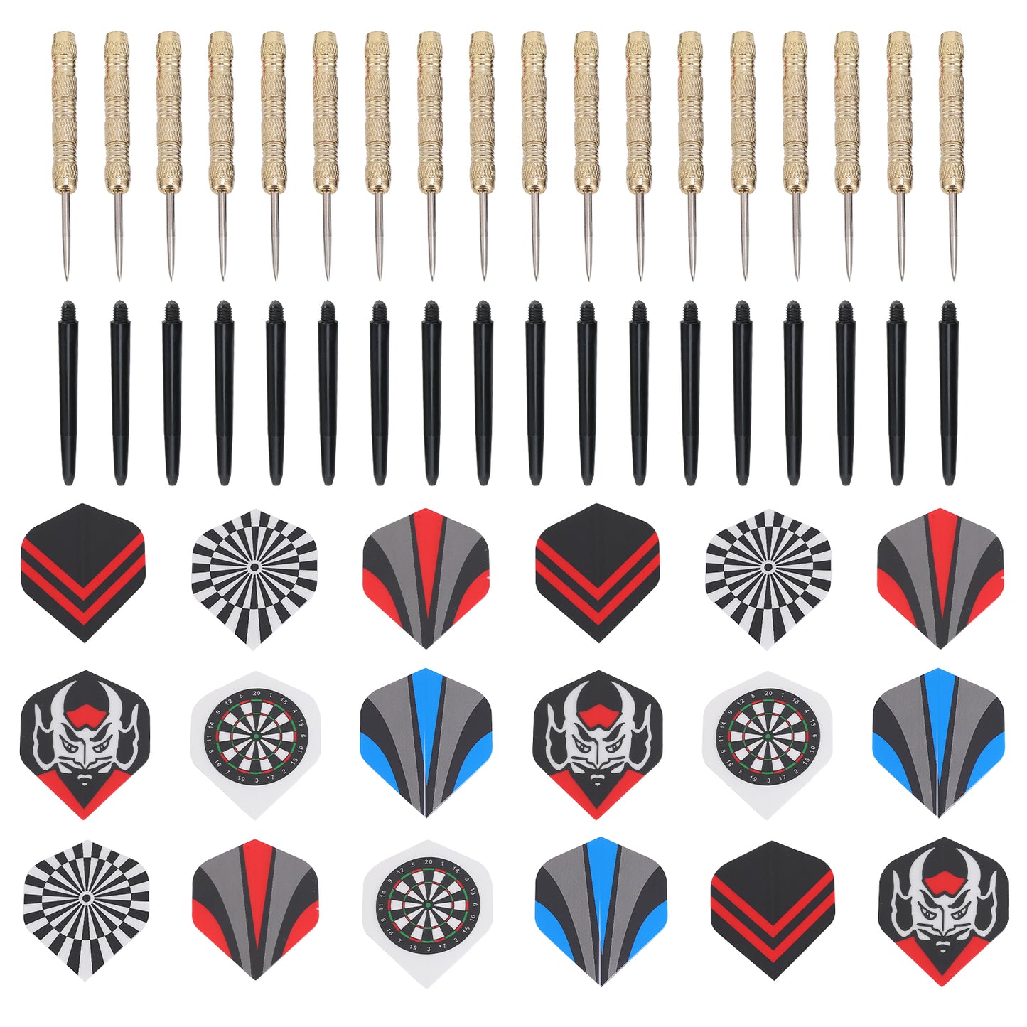 18 Pcs Professional Steel Tip Darts Steel Tip With Nice Flights Indoor Fitness,Steel Tip Darts With Nice,Professional Steel Tip Darts