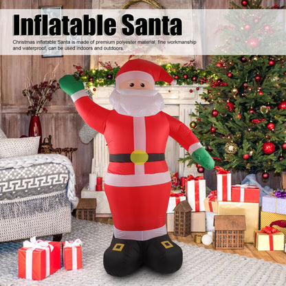 8.2ft Inflatable Santa Claus Christmas Yard Decoration With LED Lights Display