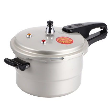 Aluminum Pressure Cooker With Steamed Layer, Fast Cooker Pot, , Explosion Proof For Gas Stove, Silver