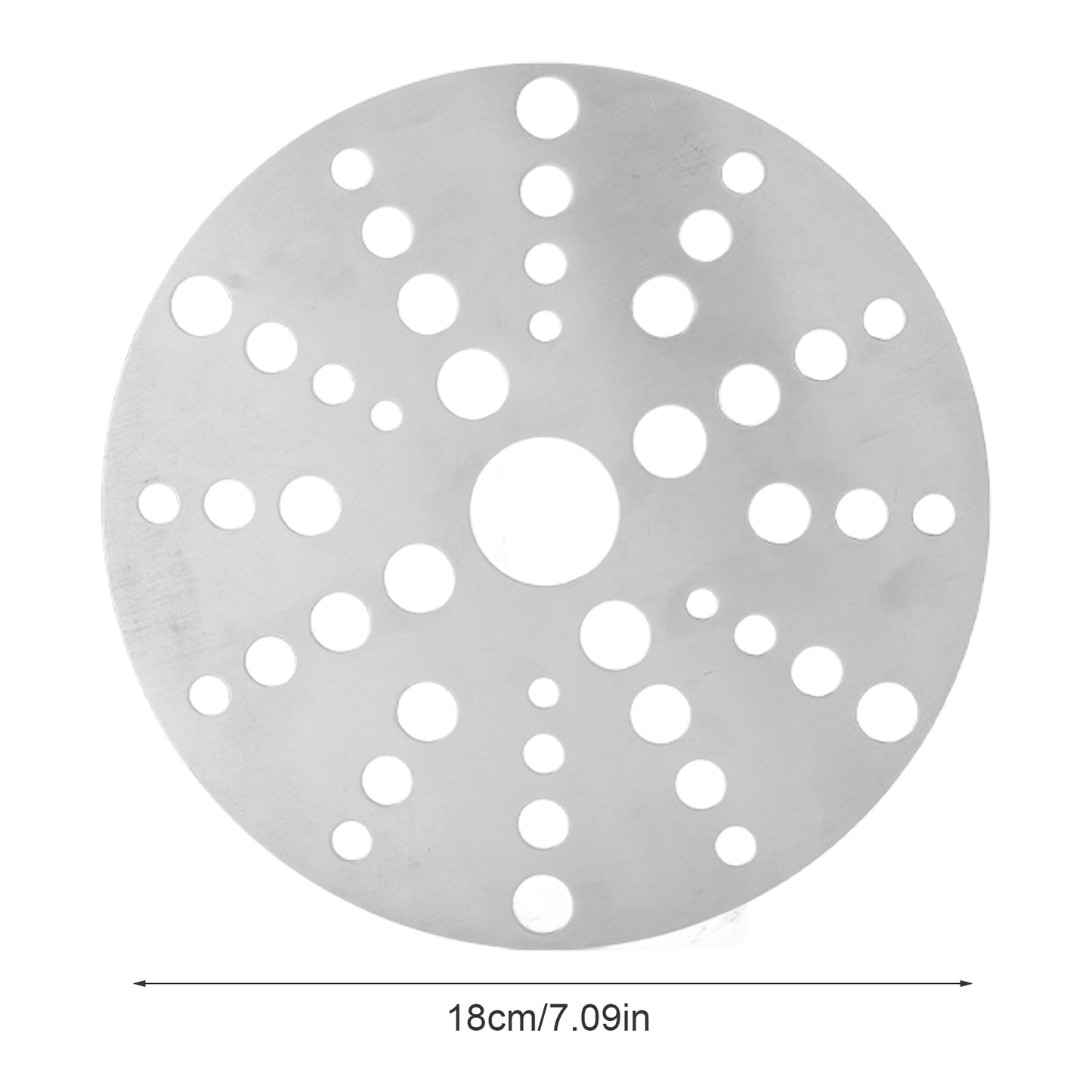 Heat Diffuser, Prevent Burning Reusable Heat Conducting Plate Stainless Steel For Gas Stove For Magnetic Cookware For Glass Cooktop 18CM/7.09IN Diameter