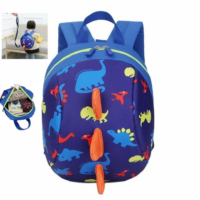 Cute Cartoon Dinosaur Backpack for Children with Leash & Safety Harness for Babies & Toddlers 1-4 Years