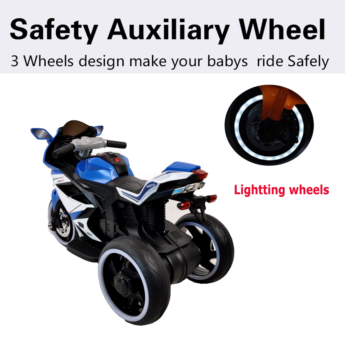 6V Kids Electric motorcycle/ Small Kids toys motorcycle/Kids electric car/electric ride on motorcycle for 3-4 years boys