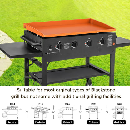 Crtynell Silicone Griddle Mat, Grill Cover，28" Griddle Mat Protective Cover for Blackstone 28 in Griddle, Heavy Duty Food Grade Silicone Mat