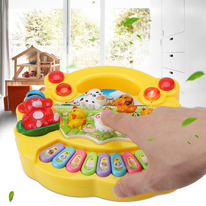 OTVIAP Baby Musical Instrument Toy， Baby Kids Animal Farm Piano Developmental Music Toys