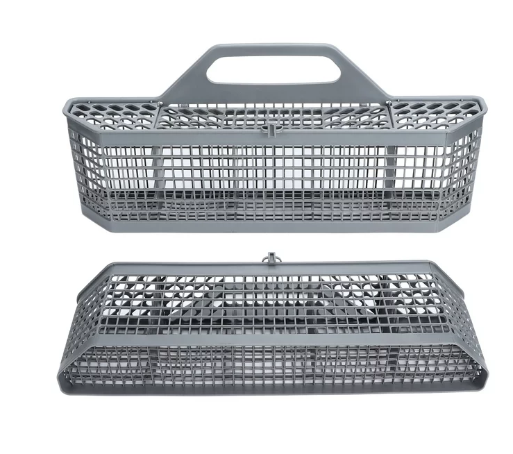 Dishwasher Cutlery Silverware Basket, Efficient Washing Dishwasher Storage Basket Universal Different Sized Holes For Kitchen