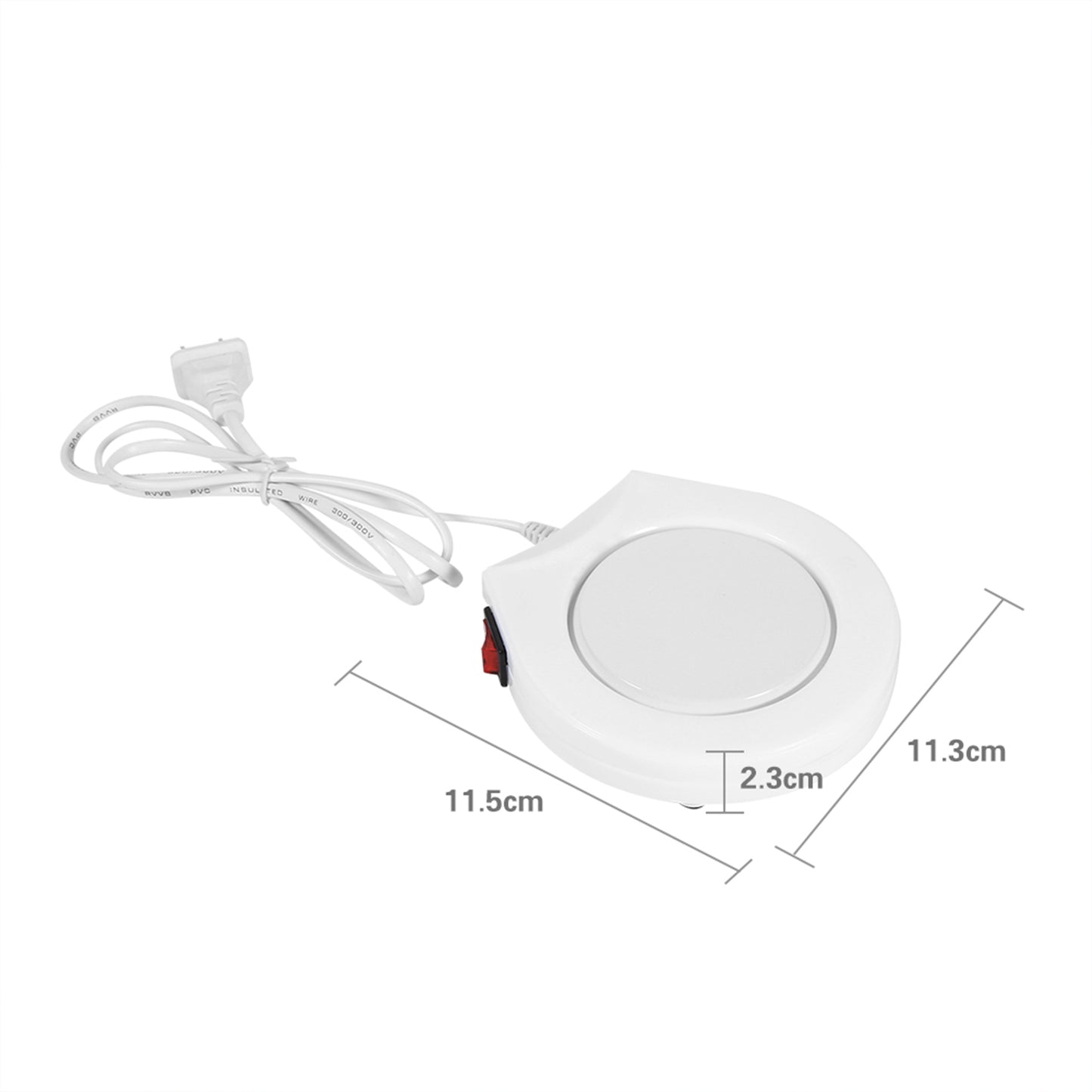 mug pad ,US plug,110V White Electric Powered Cup Warmer Heater Pad Coffee Tea Milk Mug US Plug