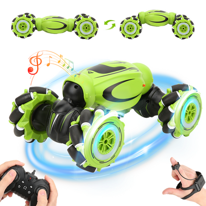 Electric Finger Game, Flat Running Climbing Modes Gesture Rc Car For Gifts For Children