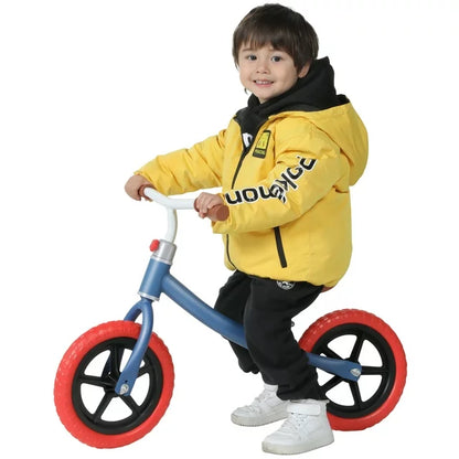 11inch Kids Balance Bike Adjustable Height Carbon Steel & PE Tires for 2-6 Years