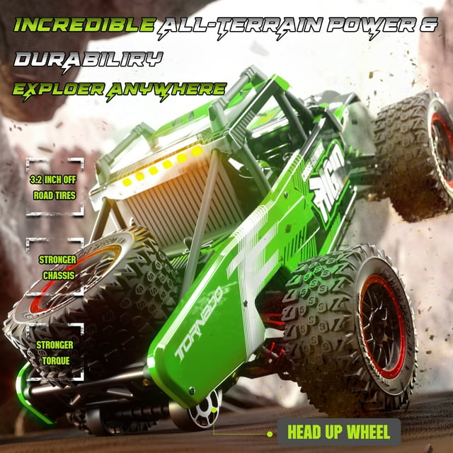 FAGINEY All Terrain Fast RC Cars 1:14 for Adults Kids 40MPH High Speed RC Trucks 4WD 2 Batteries 40 Mins Play Remote Control Car