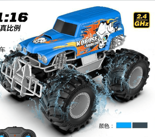 RC Cars for Water Land 1:16 Amphibious Remote Control Cars for Boys Girls 4-7, Waterproof Monster Truck All Terrain Off-Road Pool Toys Remote Control Boat Gifts for Kids Age 5 6 7 8 9 10